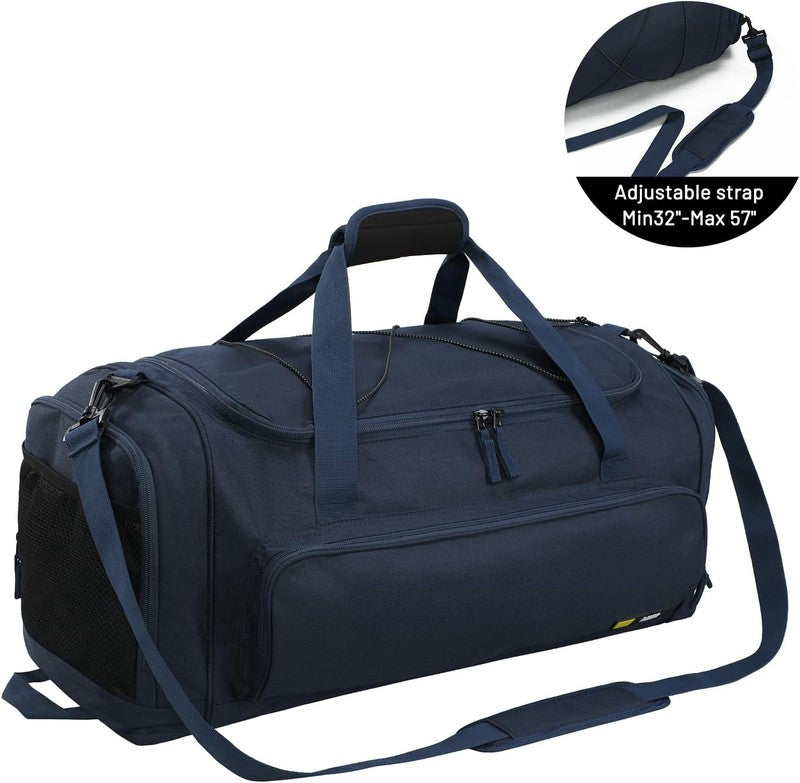 60L Large Gym Duffle Bag Shoes Compartment Lightweight Fitness Travel4