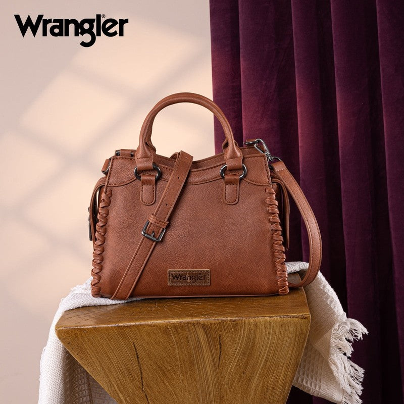 Wrangler Purses for Women Carry All Handbags Small Crossbody Purses with Zipper,2