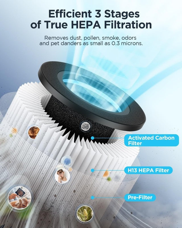 Large Room Air Purifier with H13 HEPA Filter   Odor & Smoke Eliminator1