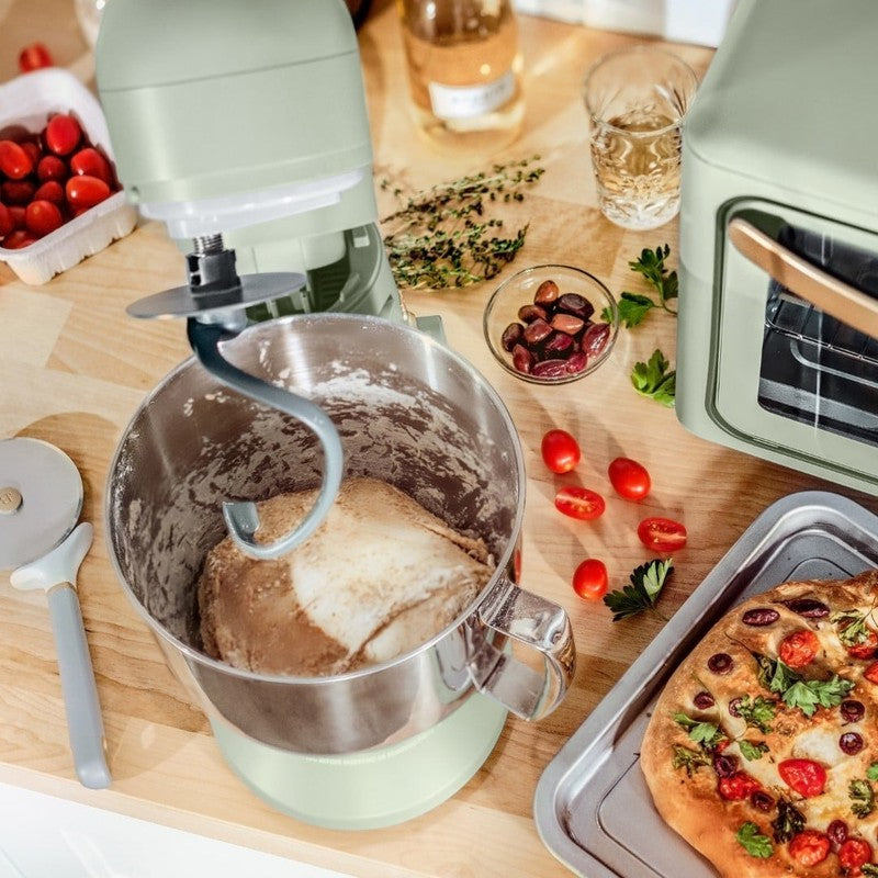 Beautiful 5.3 QT Stand Mixer w/ Flat Beater, Dough Hook by Drew Barrymore Sage6