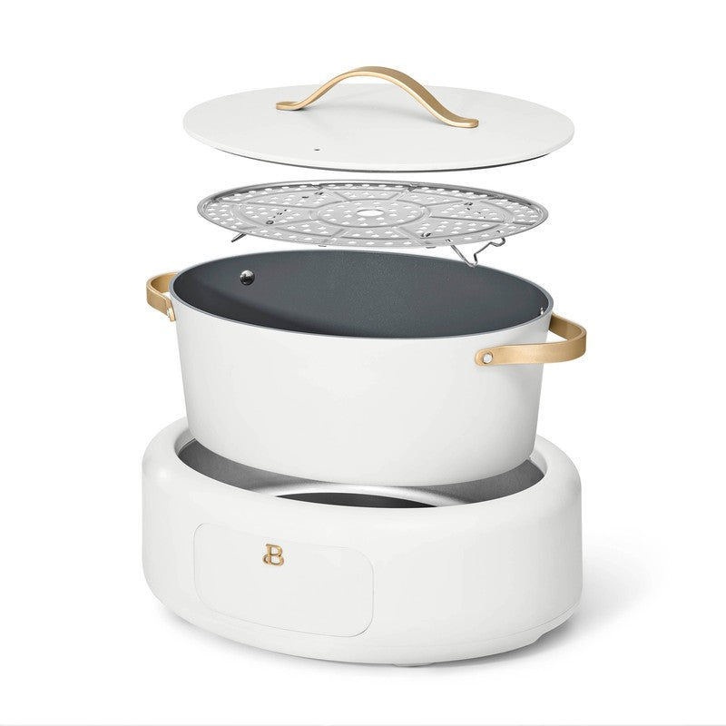 10 in 1, 6 Qt Electric Multi Cooker, White Icing by Drew Barrymore10