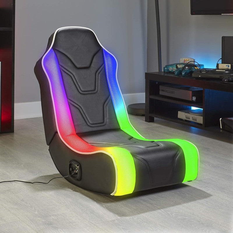 Gaming Rocker Chair w/ Speakers, Foldable Floor Seat for Kids & Teens1