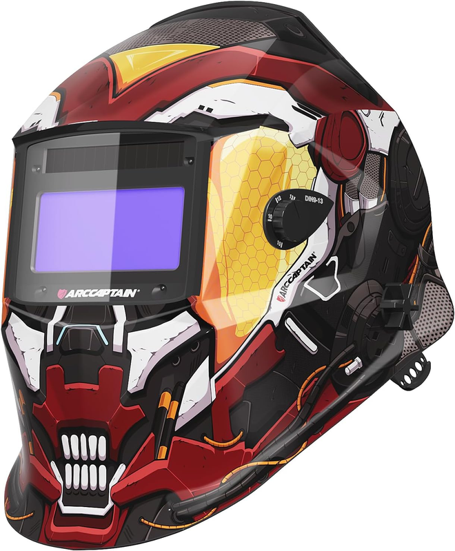 True Color Welding Helmet Radiant 4 Arc Sensor Auto Darkening Solar TIG MIG ARC9