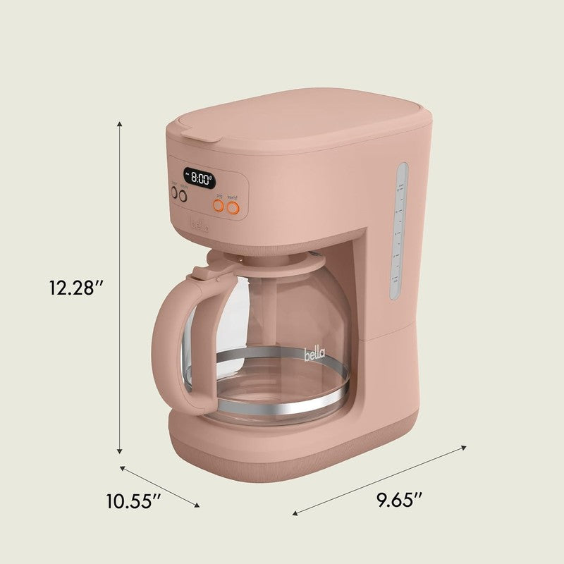 12 Cup Programmable Coffee Maker LCD Auto Shutoff 900W Blossom7