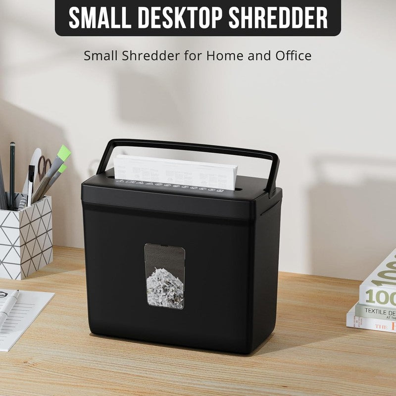 5 Sheet Cross Cut Paper Shredder P 4 Security Home Office Jam Proof Durable3