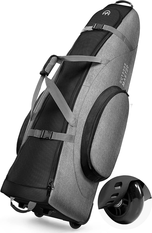 Padded Golf Travel Bag w Wheels 900D Heavy Duty Oxford Soft Sided Waterproof7