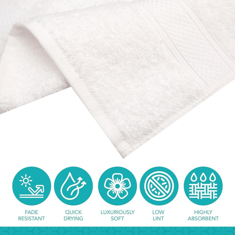 Pleasant Home Bath Towels Set of 6 (24” X 50”) 100% Cotton, 515 GSM | Lightweigh2