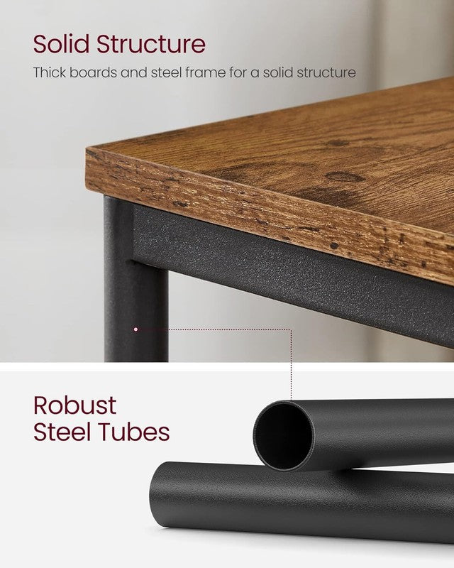 Side Table, Small End Table, Tall Nightstand for Living Room4