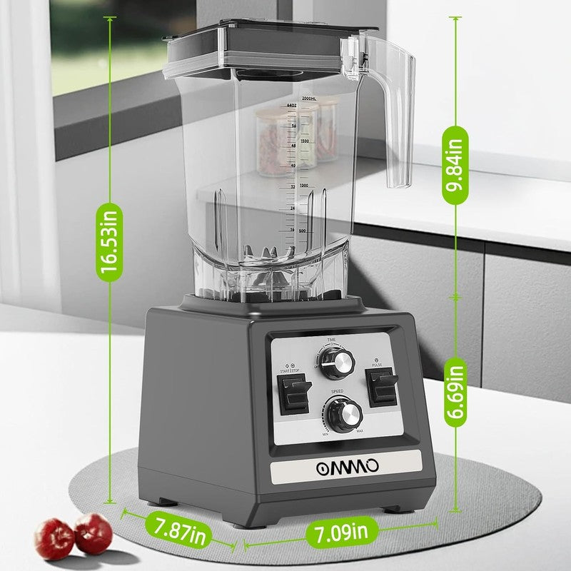 Blender for Smoothies: 1800W Peak Blenders for Kitchen, 68Oz Bpa Free Pitcher, T6