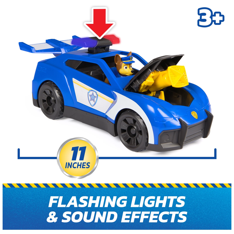 Search & Rescue Police Pup Launch N Rescue Cruiser w/ Figure Lights Sound2