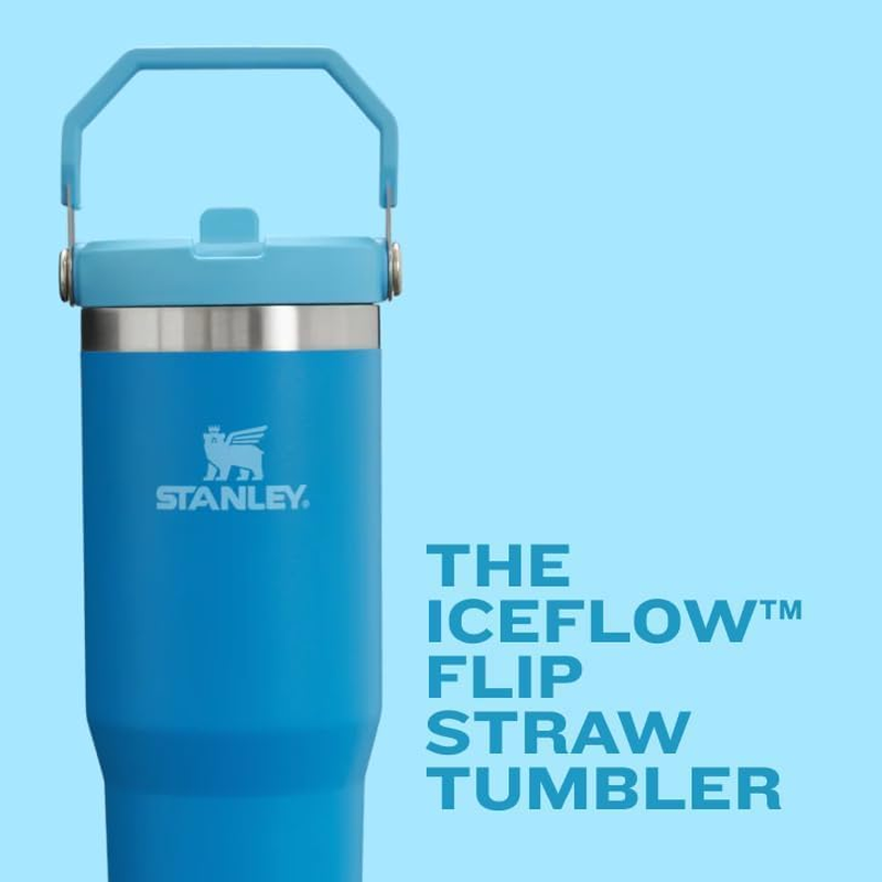 30oz Insulated Flip Straw Tumbler Stainless Steel Leak Resistant Handle3