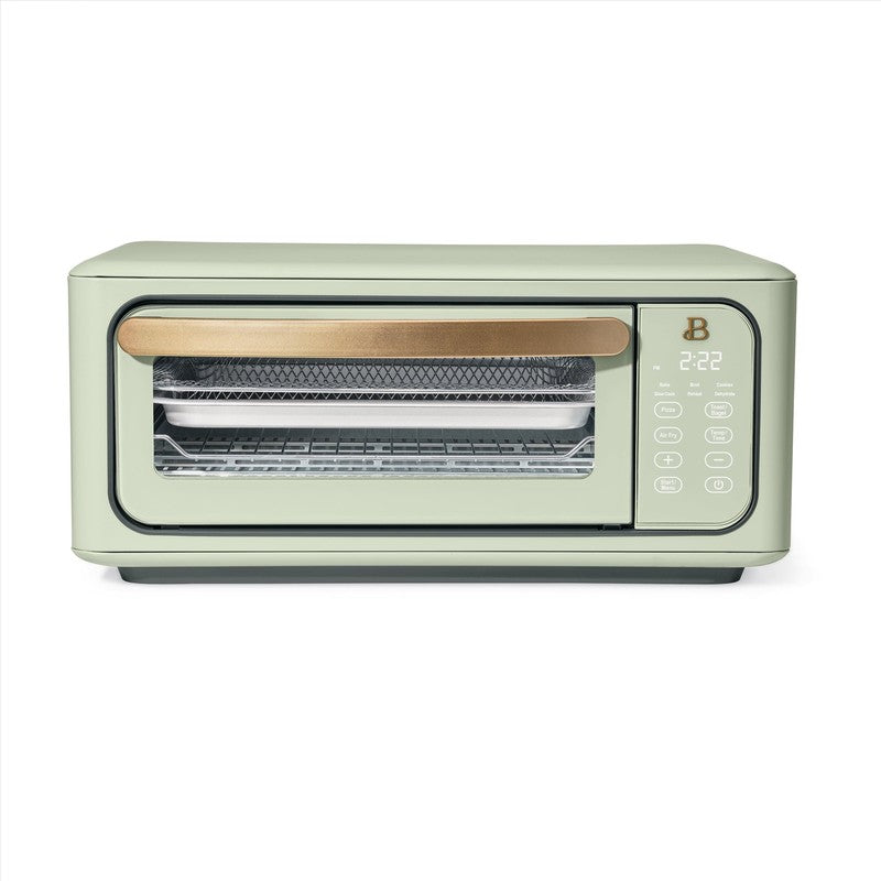 Drew Barrymore Infrared Air Fryer Toaster Oven 9-Slice 1800W Sage Green0