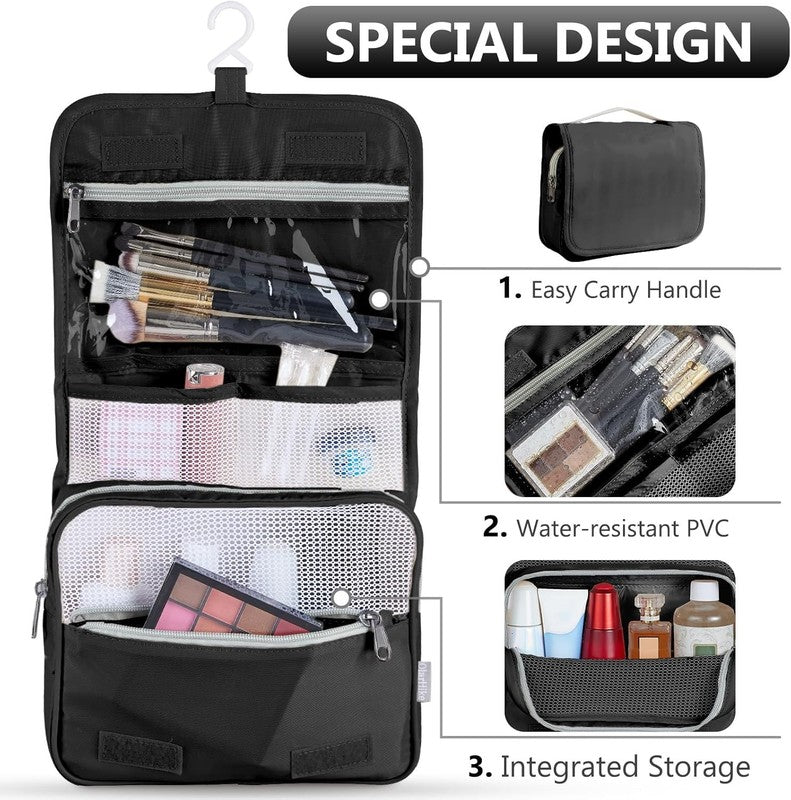 Travel Packing Cubes Set   8 Organizers in 4 Sizes for Luggage (Black)2