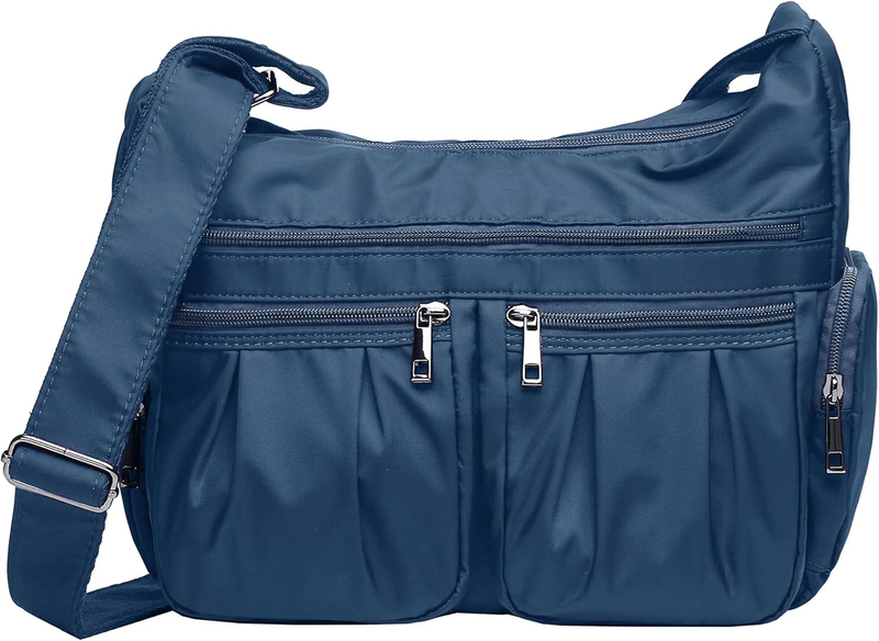Women Crossbody Purse Waterproof Nylon Shoulder Bag Lightweight Travel Handbag0