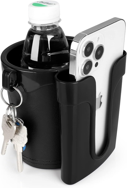 3-In-1 Bike Cup Holder with Cell Phone Keys Holder, Bike Water Bottle Holders, U9