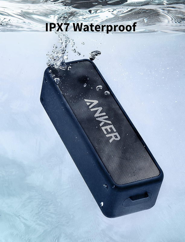 Soundcore 2 Portable Bluetooth Speaker Stereo BassUp IPX7 Waterproof 24H3