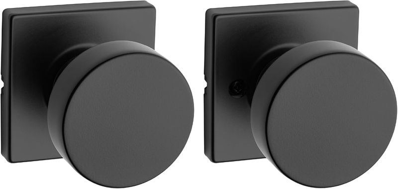 Pismo Interior Passage Door Knob, Handle for Closet and Hallway Doors, Non Locki9