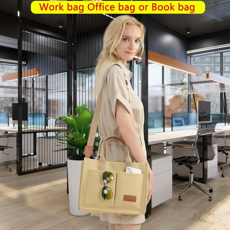 Canvas Tote Bag for Women,Women'S Bags Crossbody Bags Work Laptop Tote Bag Large2