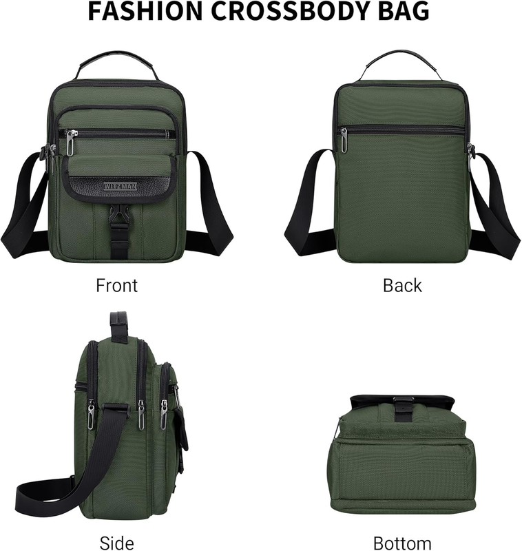 Crossbody Bags for Men Travel Shoulder Bag Lightweight Man Purse Small Casual Me7