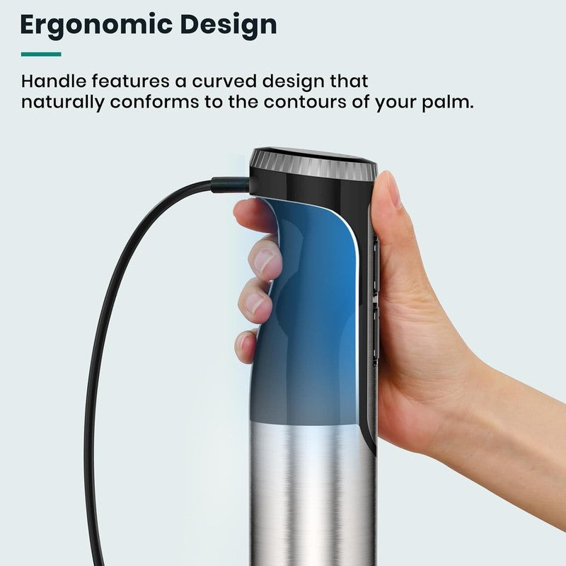 1800W Immersion Blender Handheld 4 In 1 Hand Blender Stick for Ice Crushing Smoo7