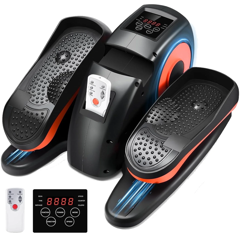 Under Desk Elliptical for Seniors - Remote Control, 12 Speed Exerciser0