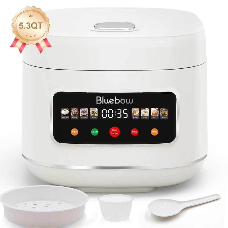Digital Rice Cooker, 5.3QT Rice Maker, 8 In 1 Smart Multi Cooker, 24 Hour Timer 9
