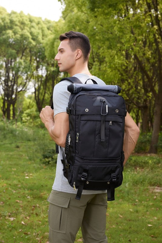 50L Travel Backpack Waterproof Extra Large Laptop Hiking Business Black9