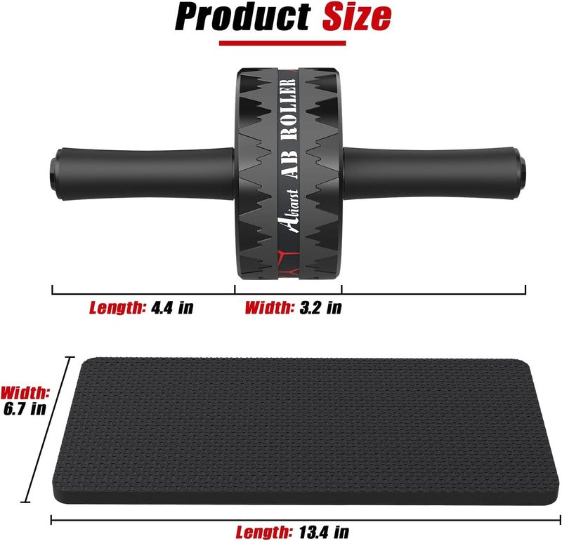Ab Roller Wheel Core & Ab Workout Exercise Equipment w/ Knee Pad Gym Fitness3
