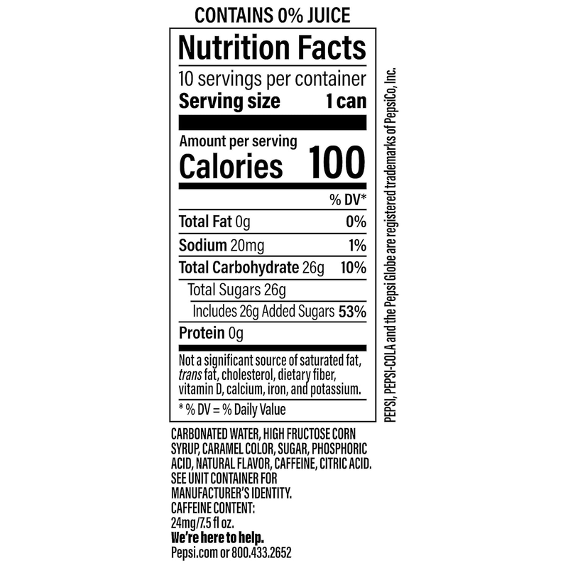 Wild Cherry Cola Soda Pop Mini Cans, 7.5 Ounce Mini Cans (10 Pack) (Packaging Ma1