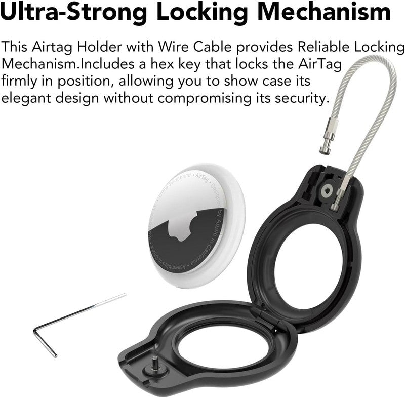 Airtag Holder Case with Keychain   4 Pack for Kids, Keys, Luggage Tracking1
