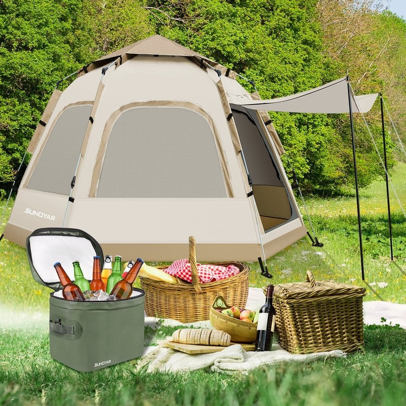 4-6 Person Tent for Camping, Camping Tent with Carry Bag, Instant Tent for Outdo7