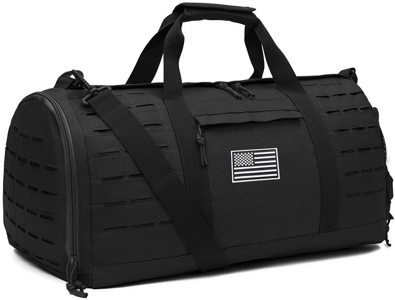 40L Tactical Duffle Bag for Men Gym Sport Travel Weekender Shoe Compartment10