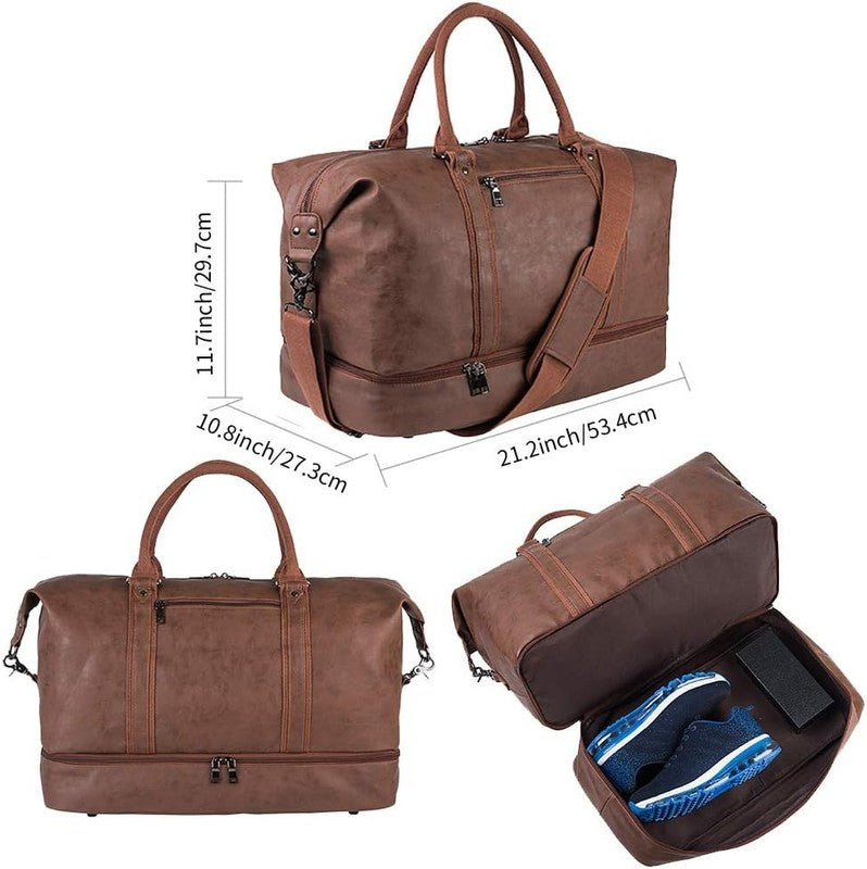 Weekender Overnight Bag Carry on Bag Travel Bag with Shoe Pouch1