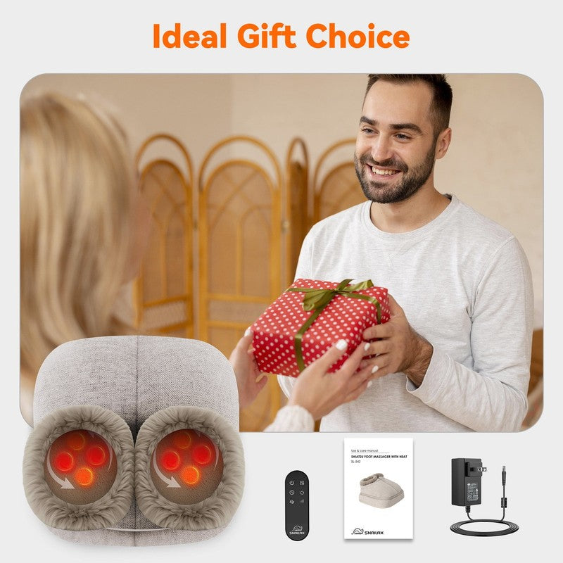 3 in 1 Shiatsu Foot Warmer Back Kneading Massager Pain Relief Gift6