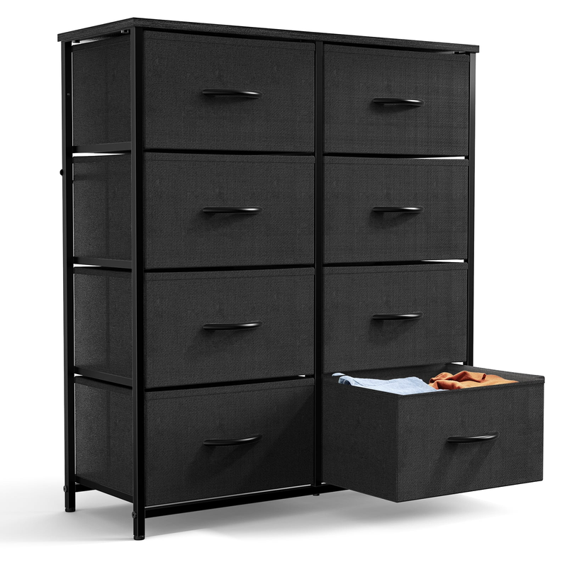 8-Drawer Fabric Dresser Storage Chest for Bedroom, Closet, Entryway, Storage Fur10