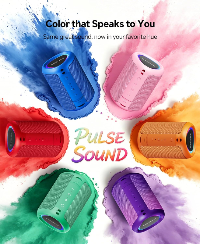 Wireless Bluetooth Speaker IPX5 Waterproof TWS BT 5.3 Outdoor Sound7
