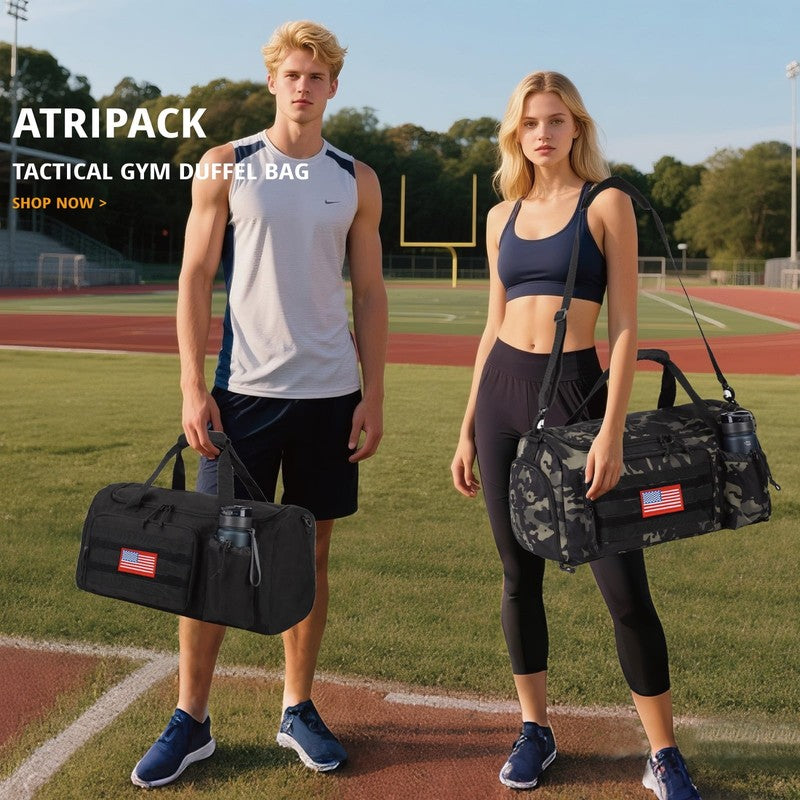 2 In 1 Gym Duffle Bag 40L Convertible Travel Bag Shoes Compartment Luggage3