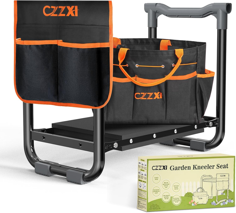 Garden Kneeler and Seat, Wider and Thicker Kneeling Pad Heavy Duty Gardening Sto9