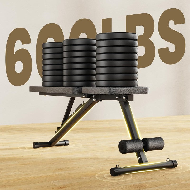 Adjustable Weight Bench Foldable Home Gym Workout Incline Decline Bench2