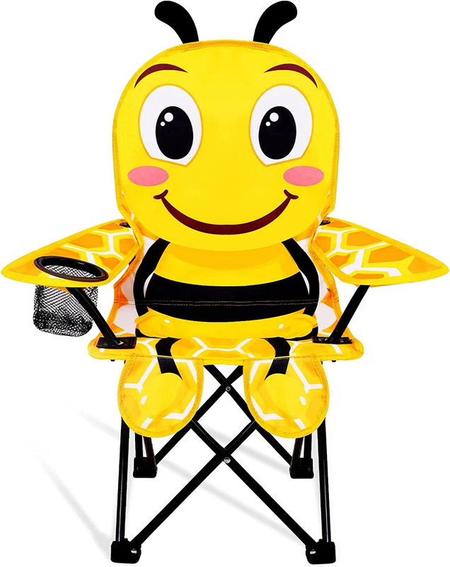 Kids Outdoor Folding Camping Chair w/ Cup Holder & Carry Bag Lawn Chair0