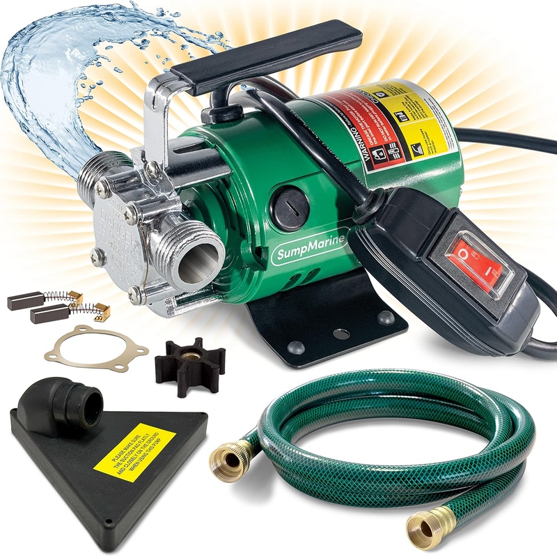 Water Transfer Pump, 115V 330 Gallon per Hour   Portable Electric Utility Pump w7