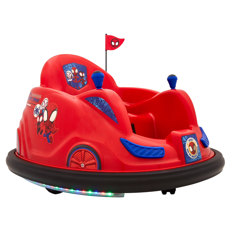 6V Marvel Spidey Bumper Car Ride on Toy, by10