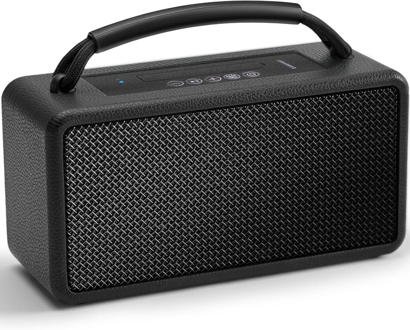 80W Portable Bluetooth Speaker 20H Playtime Subwoofer TWS Black8