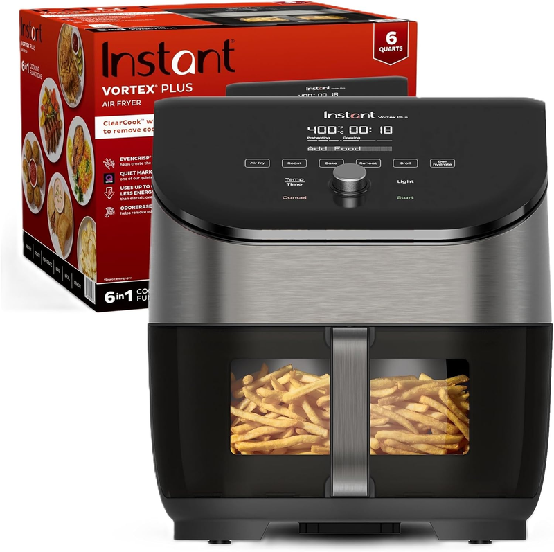 Vortex plus 6QT Air Fryer with Odor Erase Technology,6-In-1 Functions That Crisp11