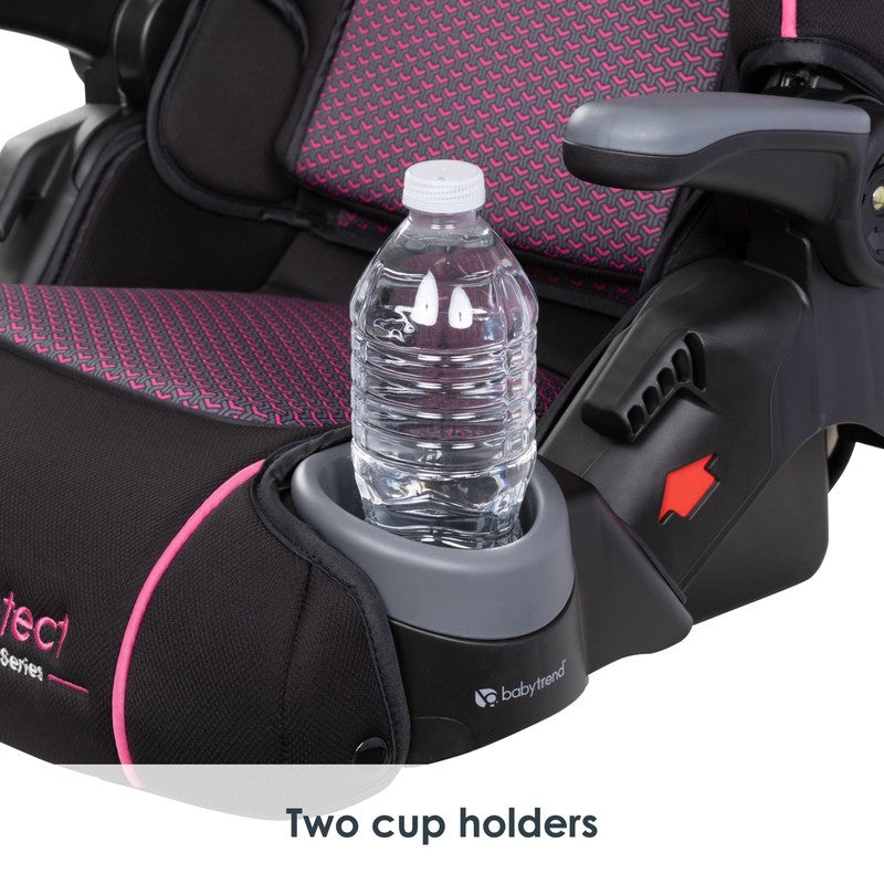 Protect 2-In-1 Folding Booster Car Seat - Pink Tech - Pink5