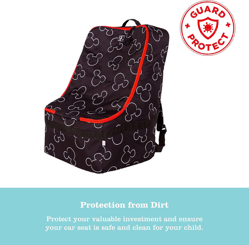 Disney Baby Car Seat Travel Backpack Bag Padded Gate Check Mickey Mouse3