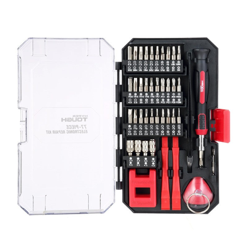 4 Pack 77PC Precision Screwdriver Set Magnetic Bit Kit with Case Tool3