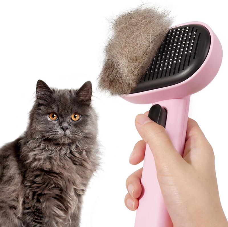 Cat Brush Shedding Long Short Hair Dog Brush Removes Loose Fur Massage Pet Brush0