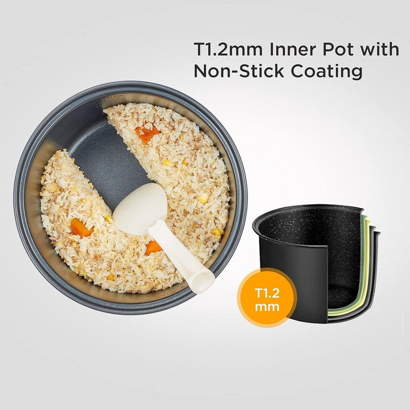 Rice Cooker 10 Cup/20 Cup Cooked 8 in 1 Steamer Sauté Warmer 5.2Qt Large3