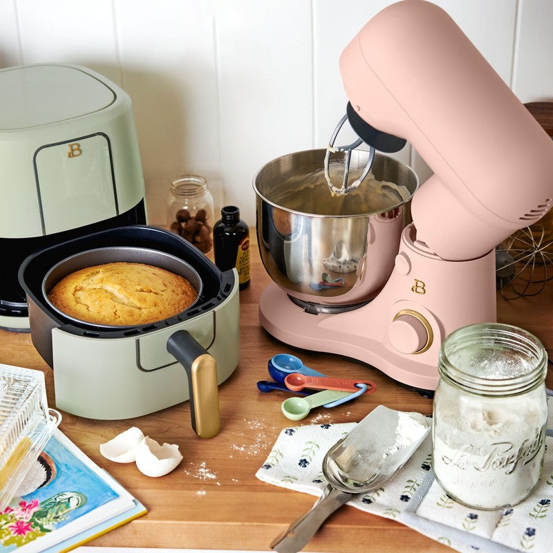 3.5 Qt Stand Mixer Lightweight Tilt Head Powerful Rose7